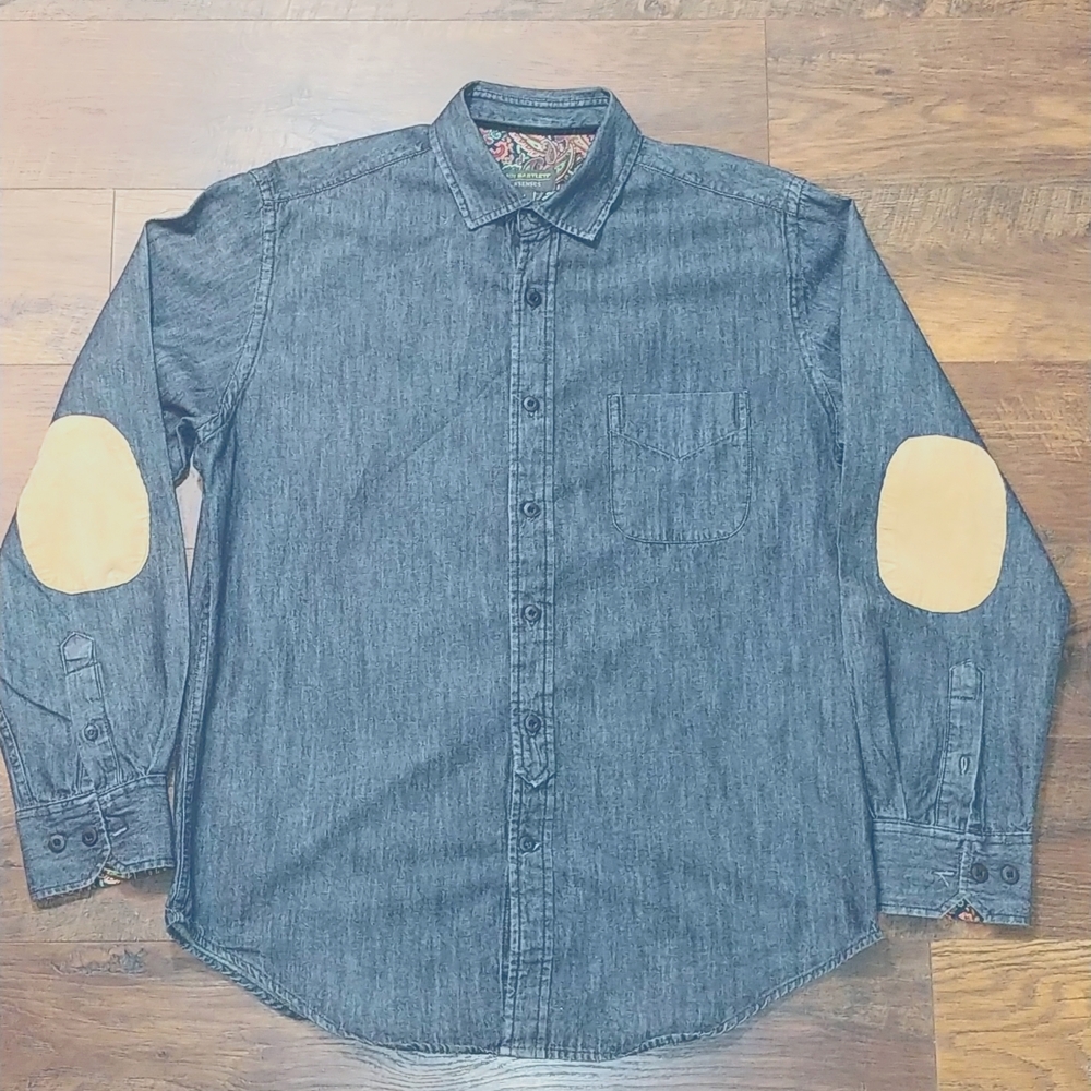 John Bartlett Consensus Jean Shirt, Color- Denim Black, Size - Medium